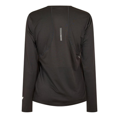 Black Caviar - Back - Castore Womens-Ladies Plain Long-Sleeved T-Shirt