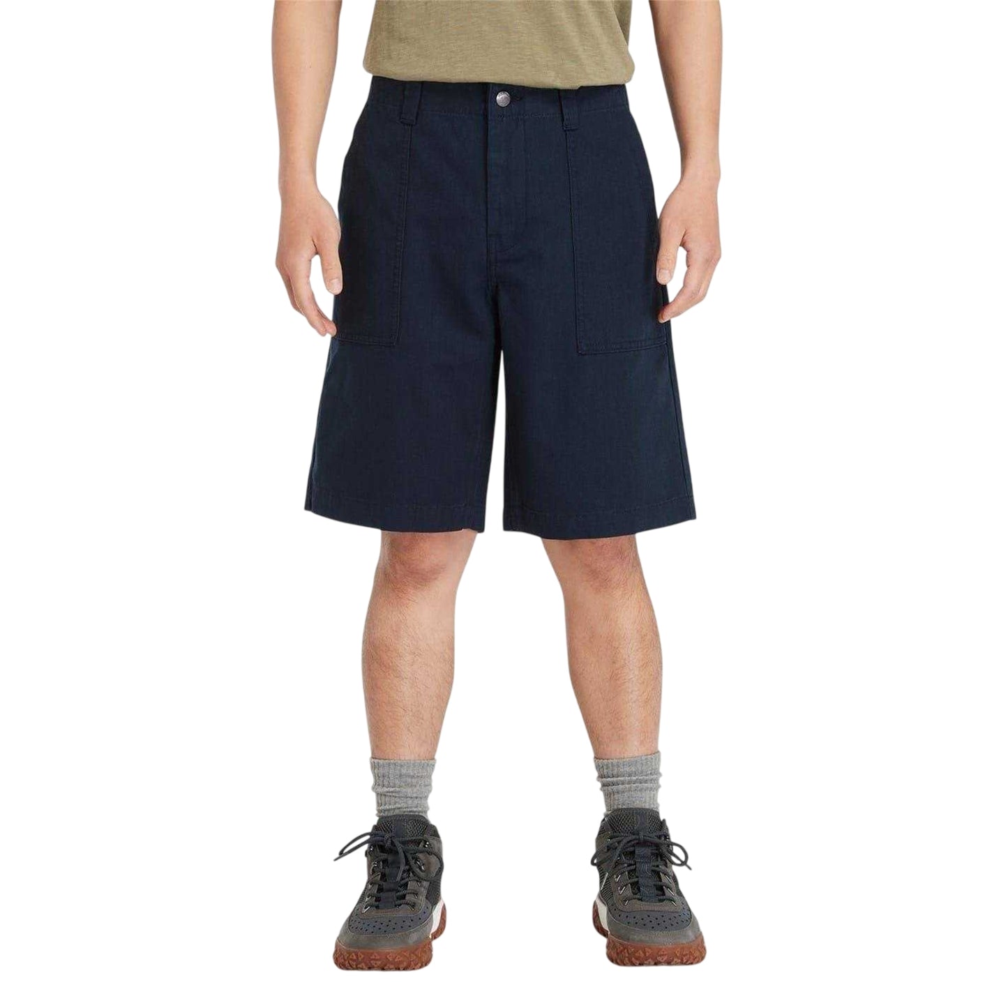Dark Sapphire - Back - Timberland Mens Canvas Cargo Shorts