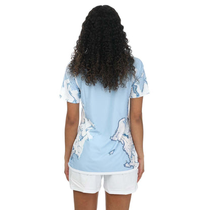 Sky - Back - Adidas Womens-Ladies 2022-23 Belgium Away Jersey