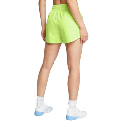 Lime Green - Back - Under Armour Womens-Ladies Flex Woven Running Shorts