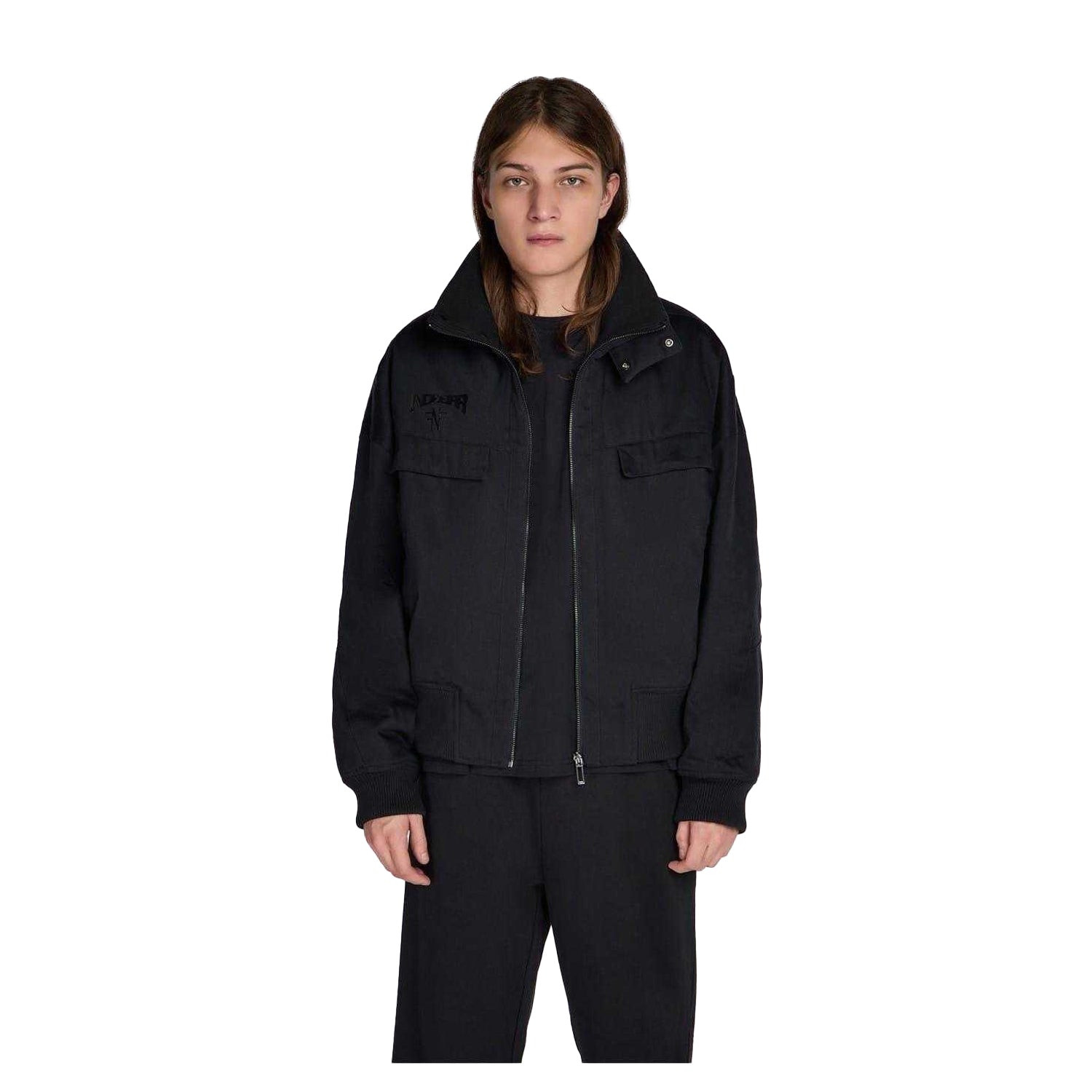 Black - Lifestyle - No Fear Mens Back Print Heavy Cotton Bomber Jacket