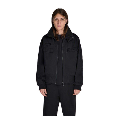 Black - Lifestyle - No Fear Mens Back Print Heavy Cotton Bomber Jacket