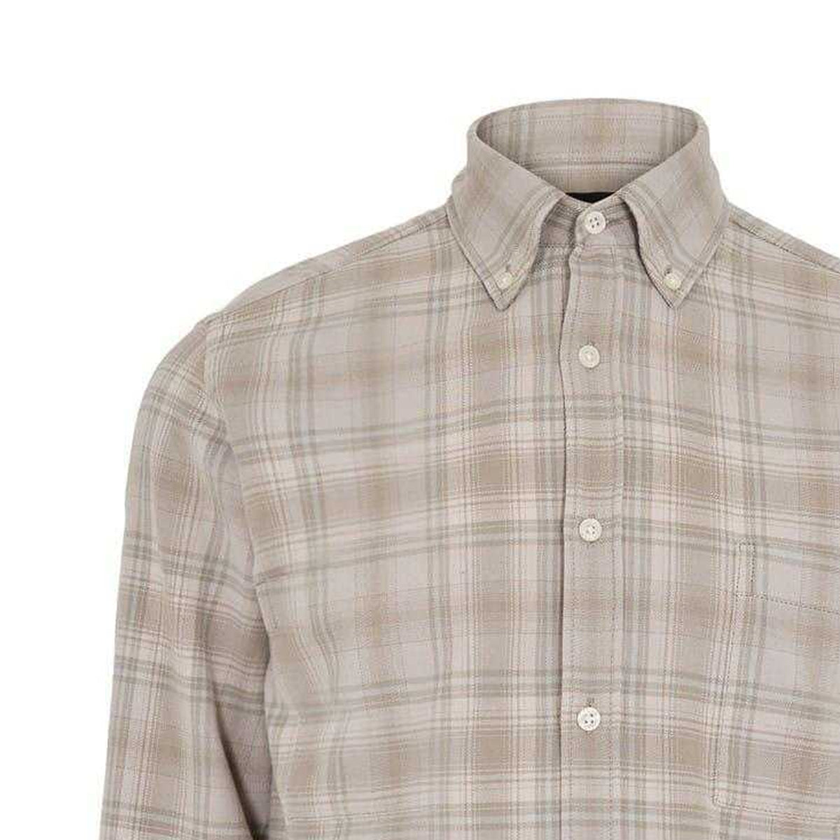 Grey - Lifestyle - Boss Mens Rickert Checked Button-Down Long-Sleeved Shirt