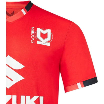 Fiery Red - Lifestyle - Castore Mens Milton Keynes Dons FC Away Jersey
