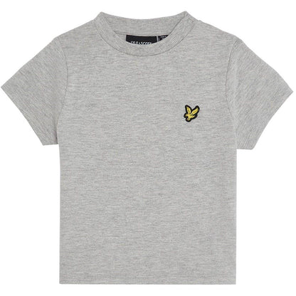 Light Grey - Front - Lyle & Scott Baby Boys Crew Neck Regular T-Shirt