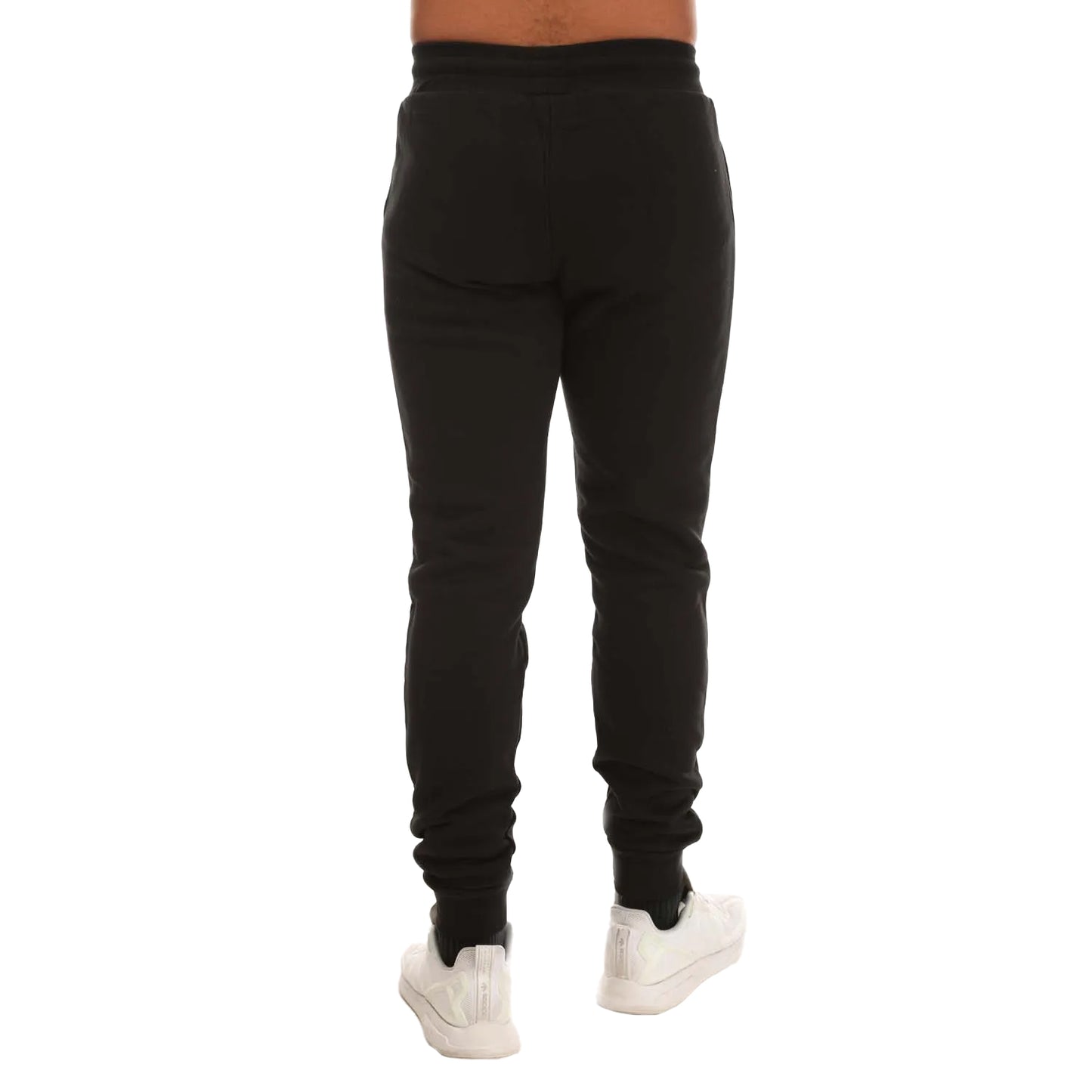Black - Back - Adidas Mens Essentials FC Bayern Munich Jogging Bottoms