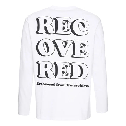 White - Back - K-Swiss Mens Retro Lettering Cotton T-Shirt