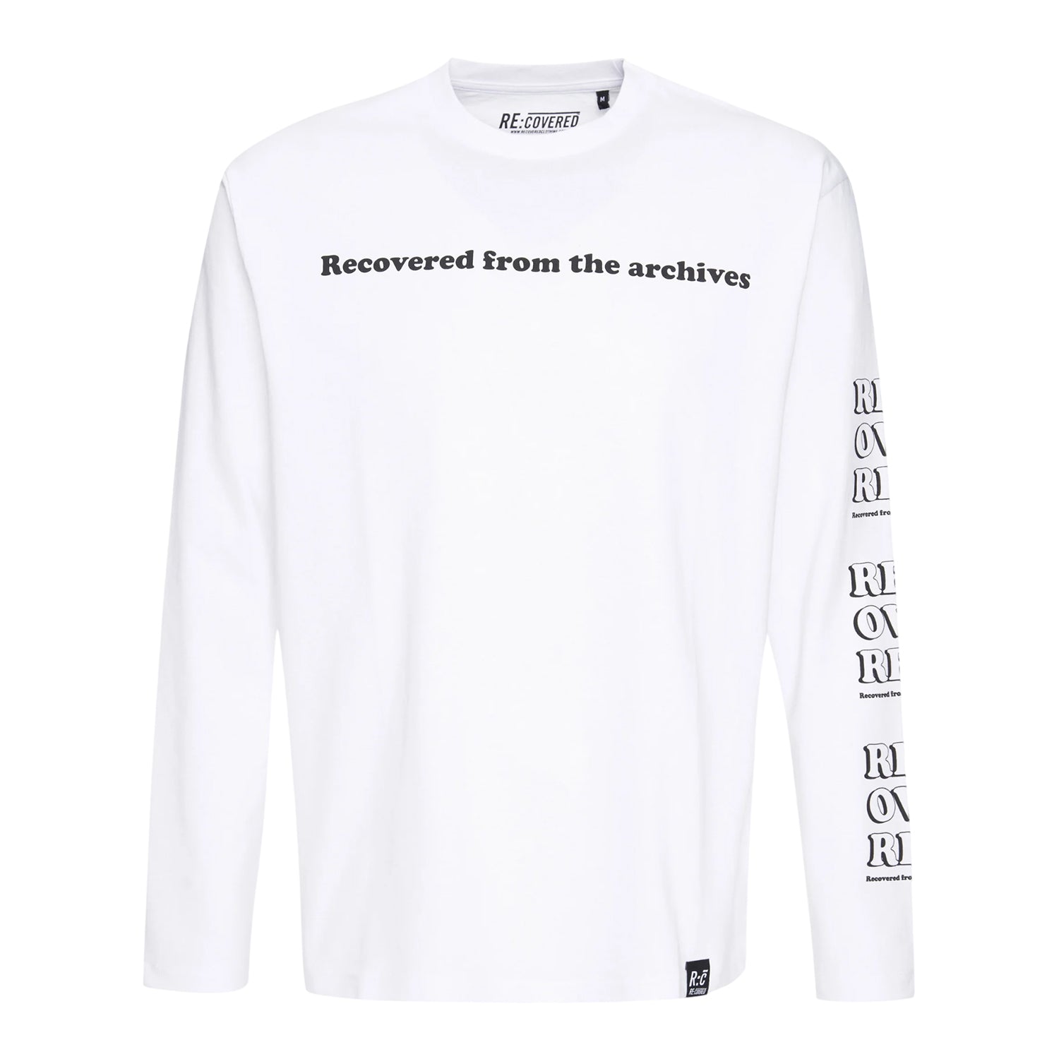 White - Front - K-Swiss Mens Retro Lettering Cotton T-Shirt