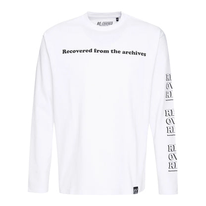 White - Front - K-Swiss Mens Retro Lettering Cotton T-Shirt