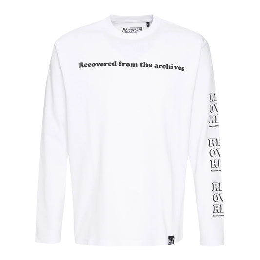 White - Front - K-Swiss Mens Retro Lettering Cotton T-Shirt