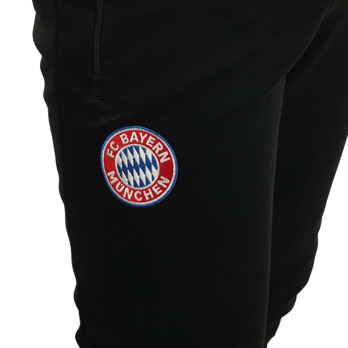 Black - Side - Adidas Mens FC Bayern Munich Jogging Bottoms