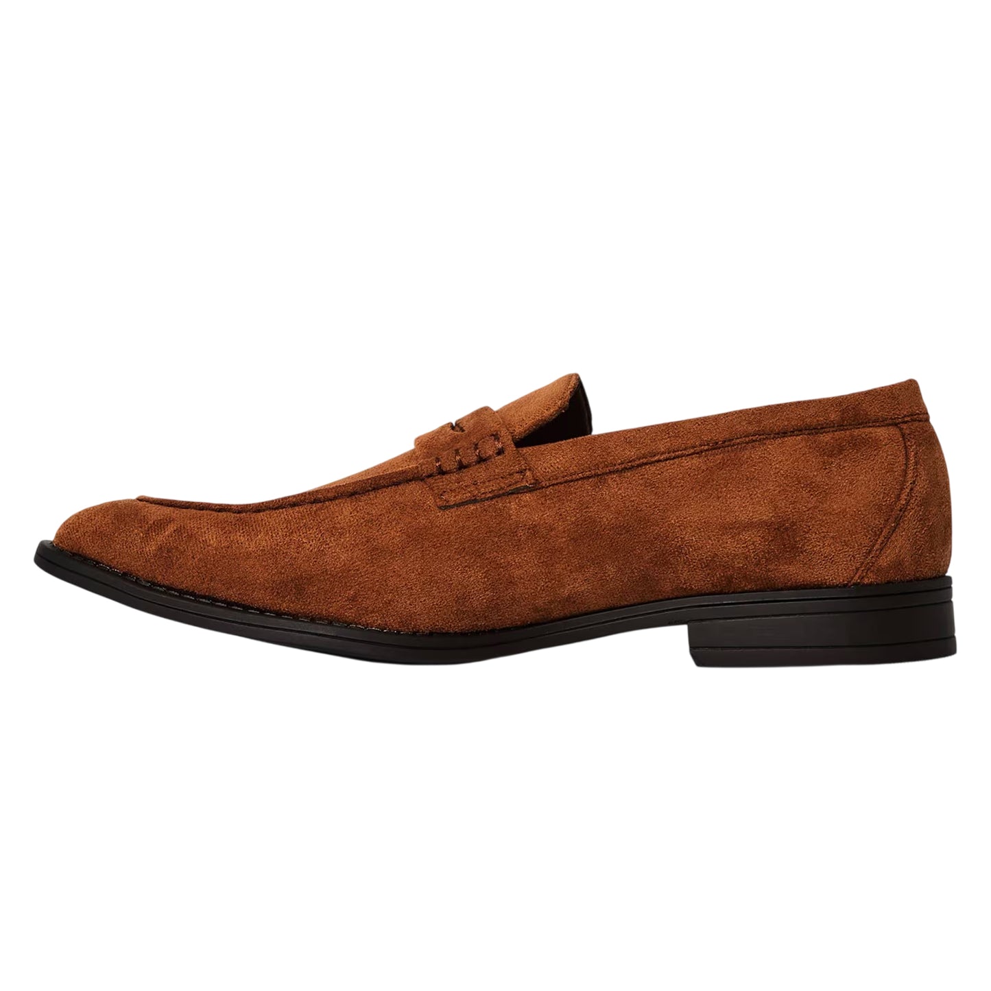 Light Brown - Back - Where´s That From Mens Suede Penny Loafers