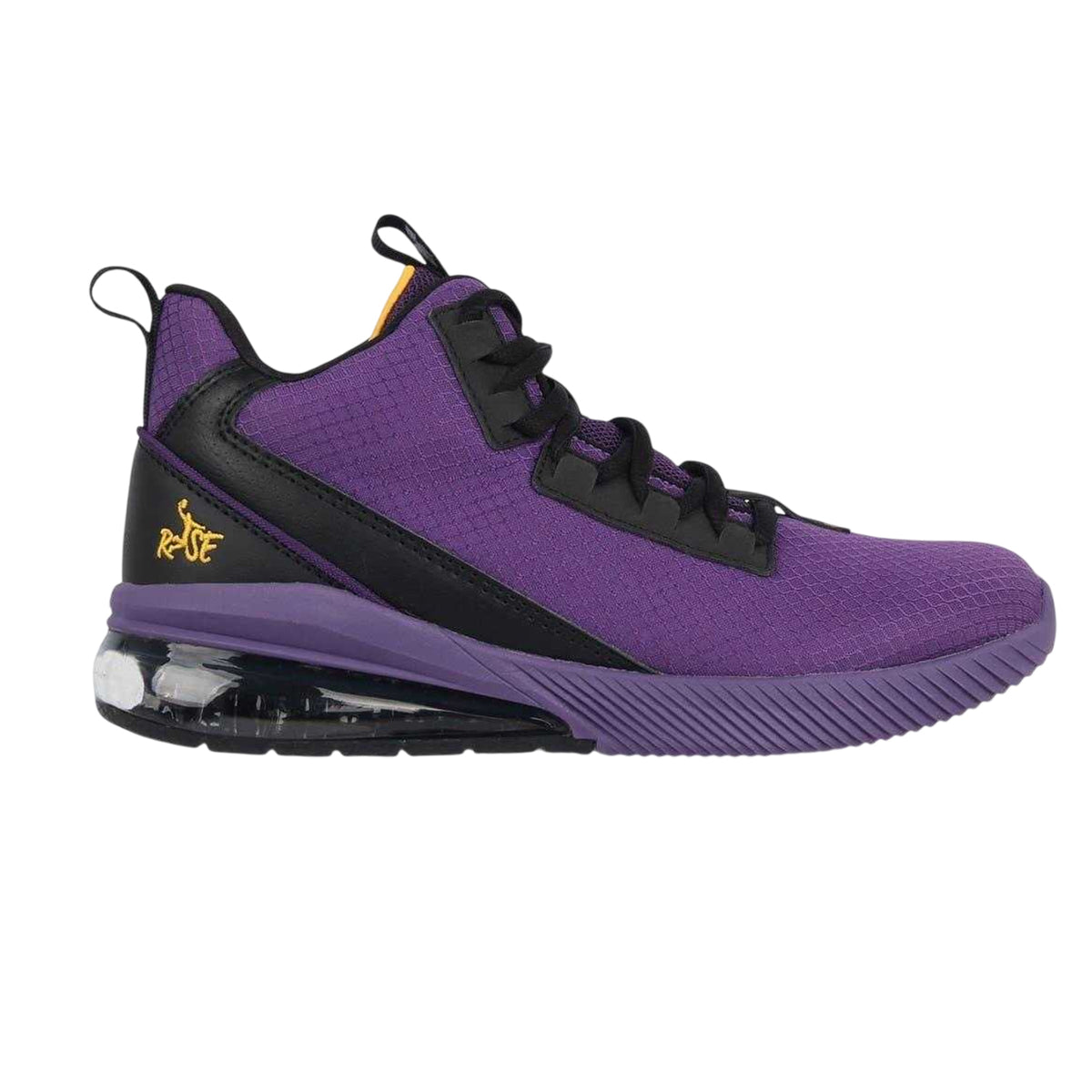 Purple - Front - Rise Childrens-Kids Digital Basketball Shoes