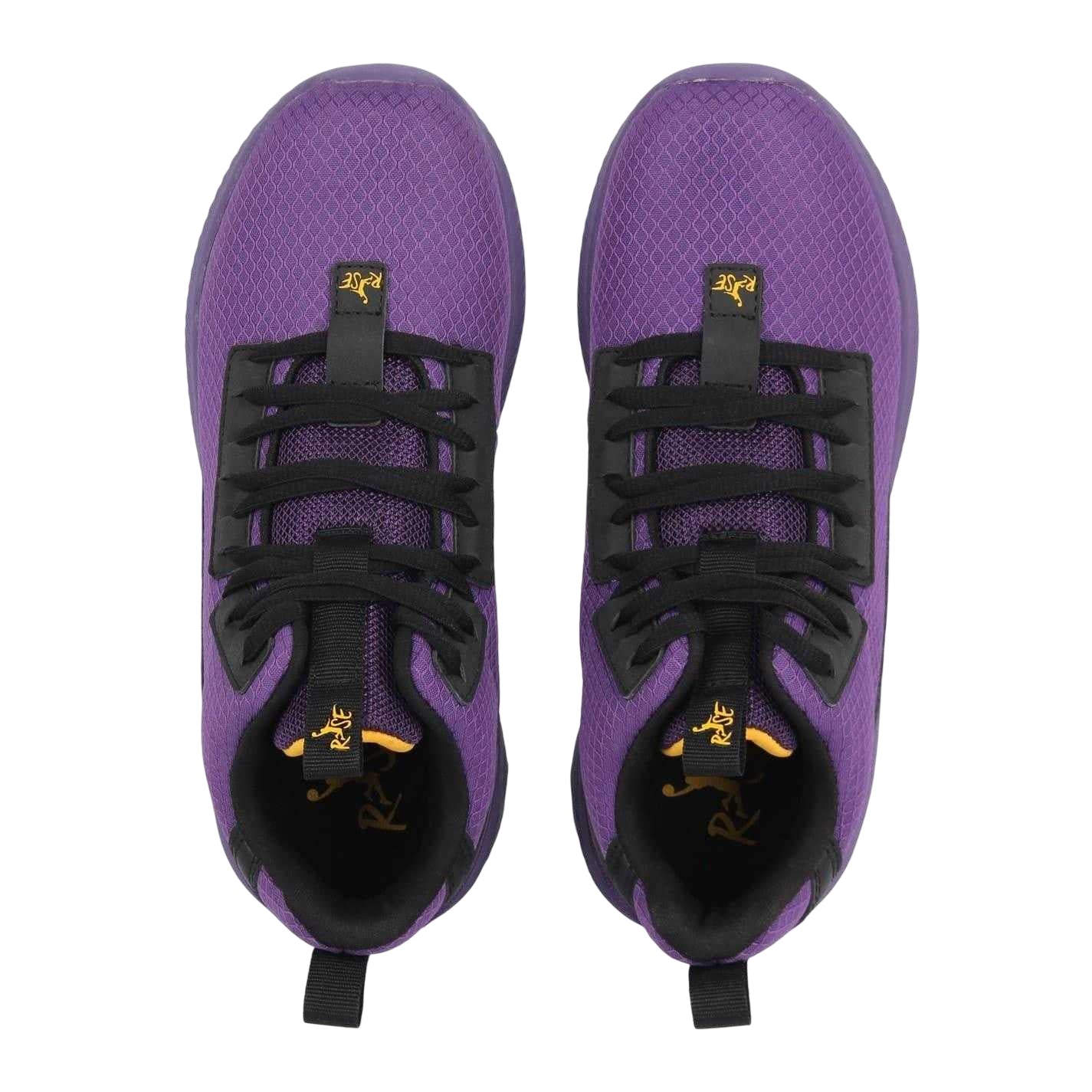 Purple - Lifestyle - Rise Childrens-Kids Digital Basketball Shoes