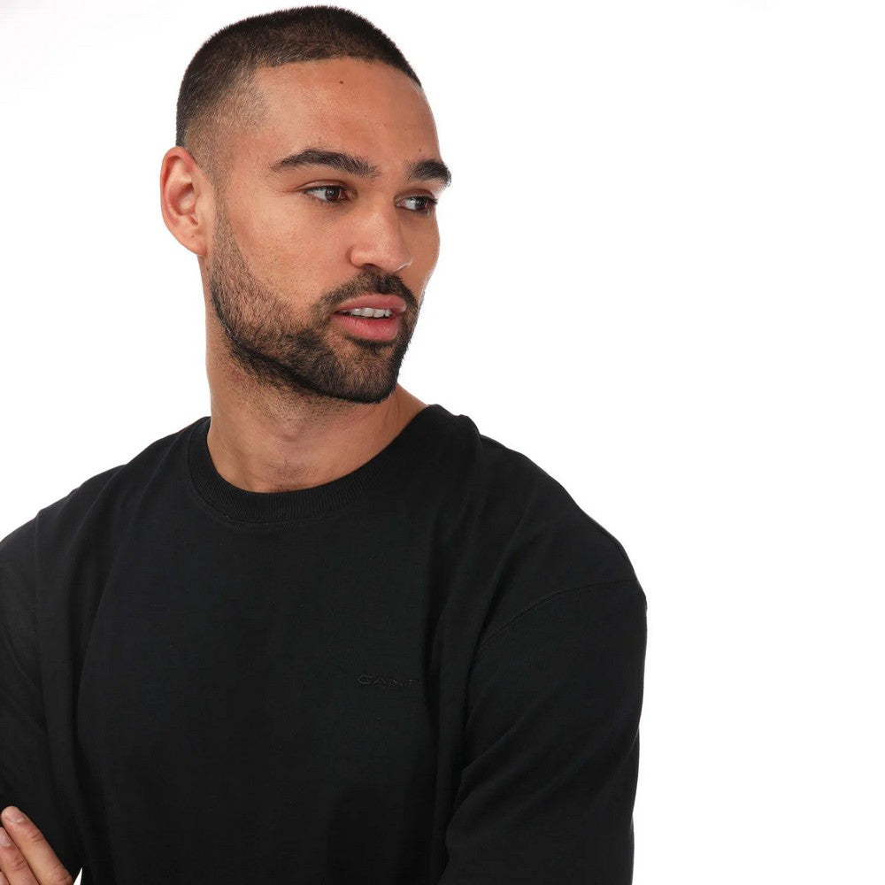 Black - Side - Gant Mens Icon T-Shirt