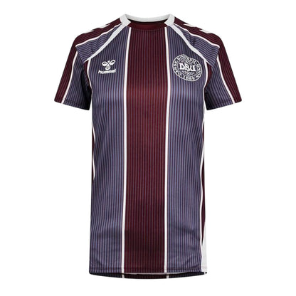 Multicoloured - Front - Hummel Womens-Ladies 2025 Denmark Football Shirt
