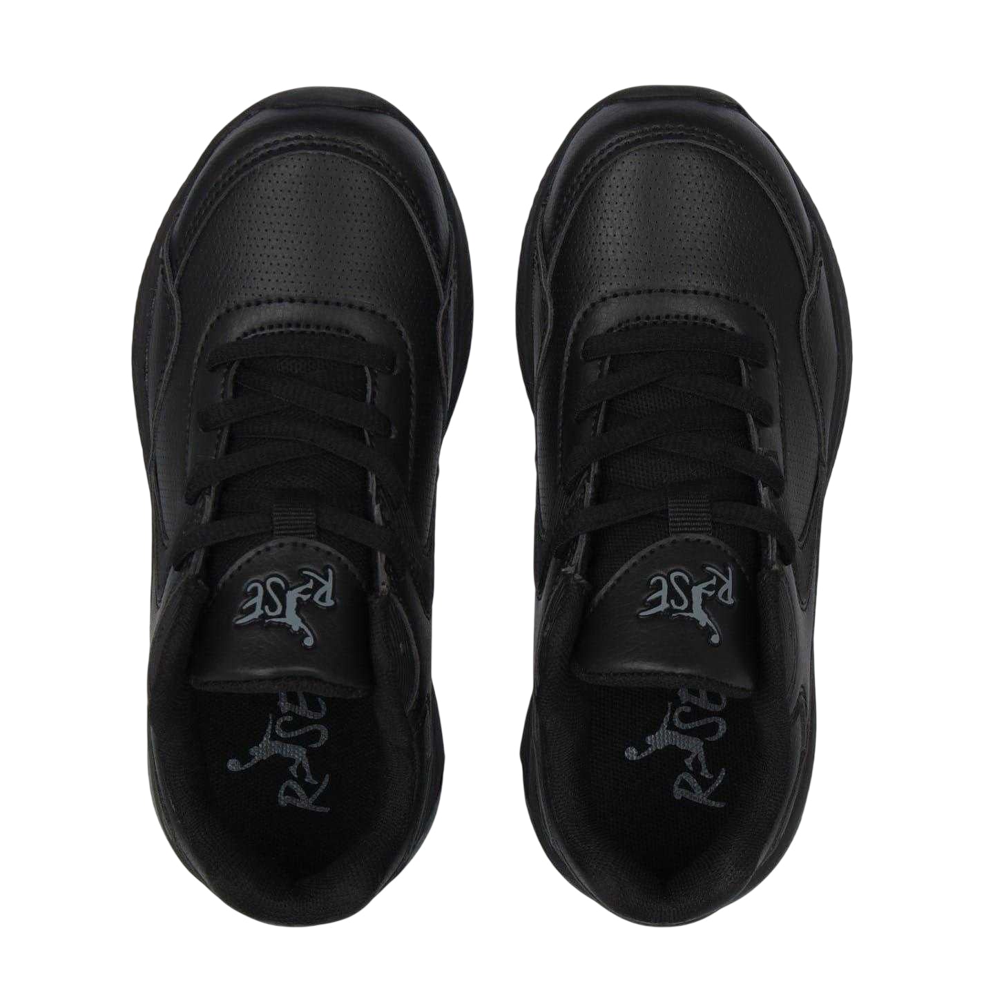 Black - Lifestyle - Rise Childrens-Kids Dispatch Basketball Shoes