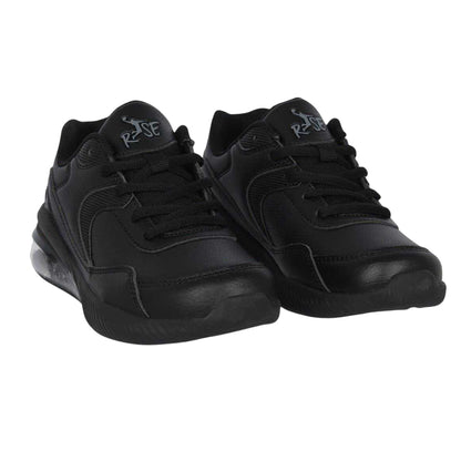 Black - Pack Shot - Rise Childrens-Kids Dispatch Basketball Shoes