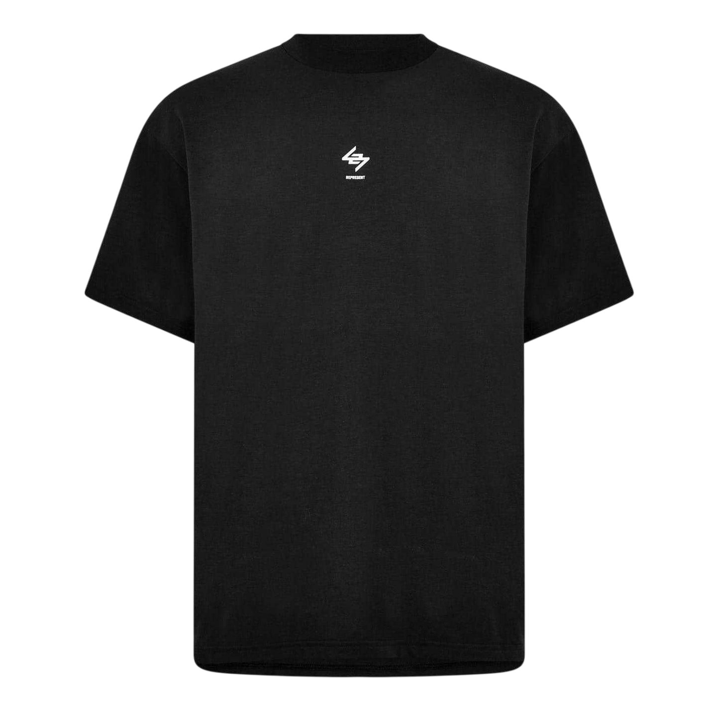 Jet Black - Front - Represent Mens 247 Oversized T-Shirt