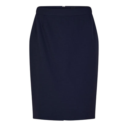 Navy - Front - Boss Womens-Ladies Vilea Slim Pencil Skirt
