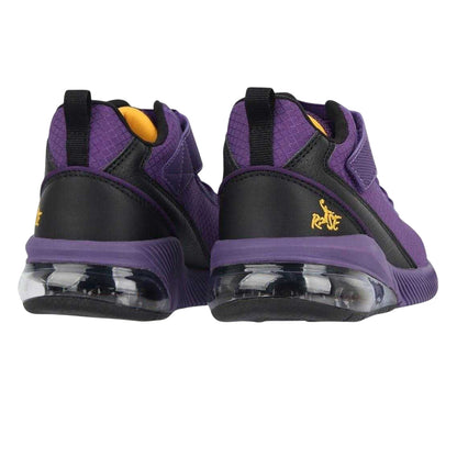 Purple - Back - Rise Childrens-Kids Digital Basketball Shoes