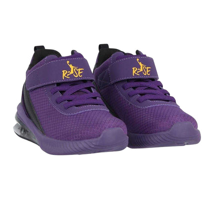 Purple - Pack Shot - Rise Childrens-Kids Digital Basketball Shoes