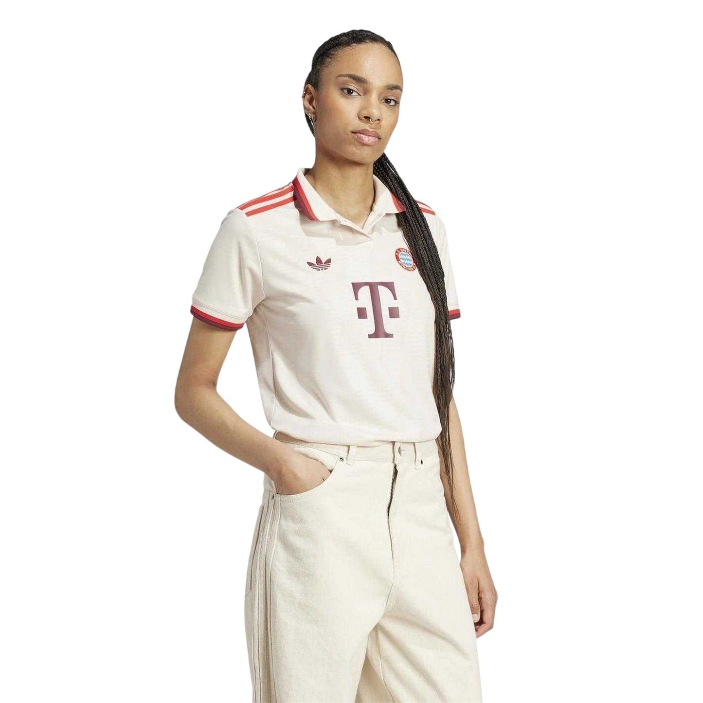 Linen - Side - Adidas Womens-Ladies FC Barcelona Football Jersey