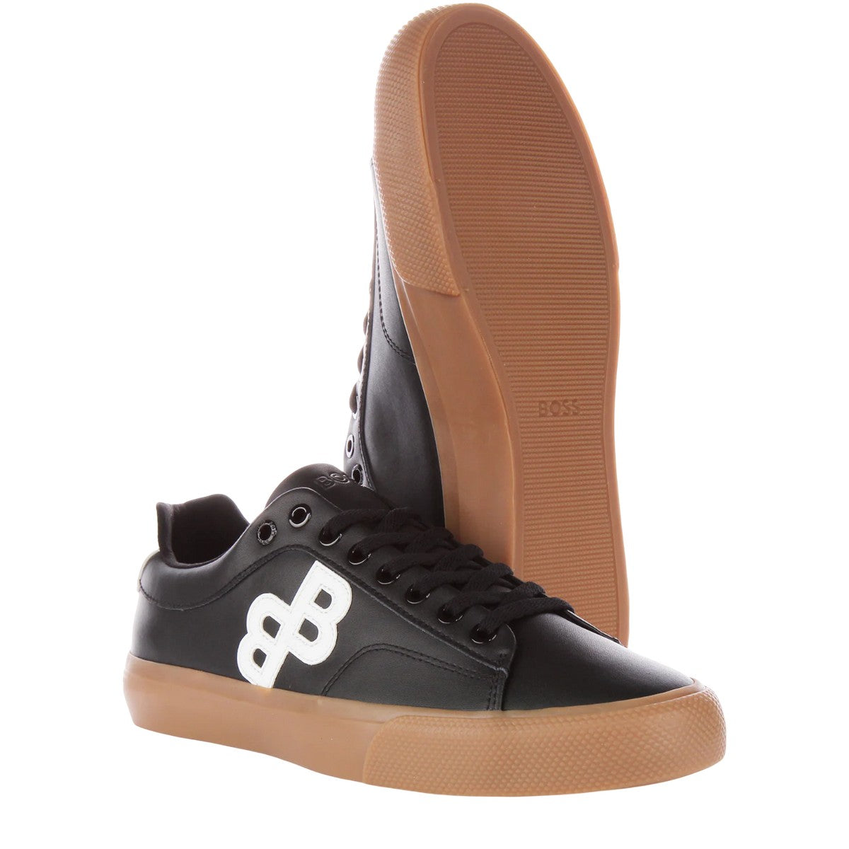 Charcoal - Lifestyle - Boss Mens Aiden Low Cut Tennis Trainers