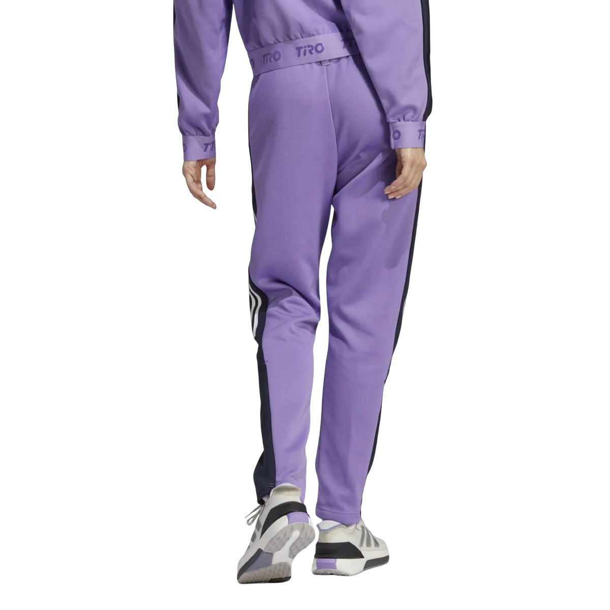 Violet - Back - Adidas Womens-Ladies Tiro Suit Up Advanced Jogging Bottoms