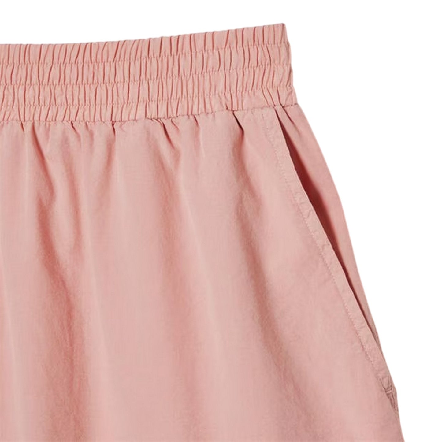Pink - Back - Lacoste Womens-Ladies Fleece Logo Shorts