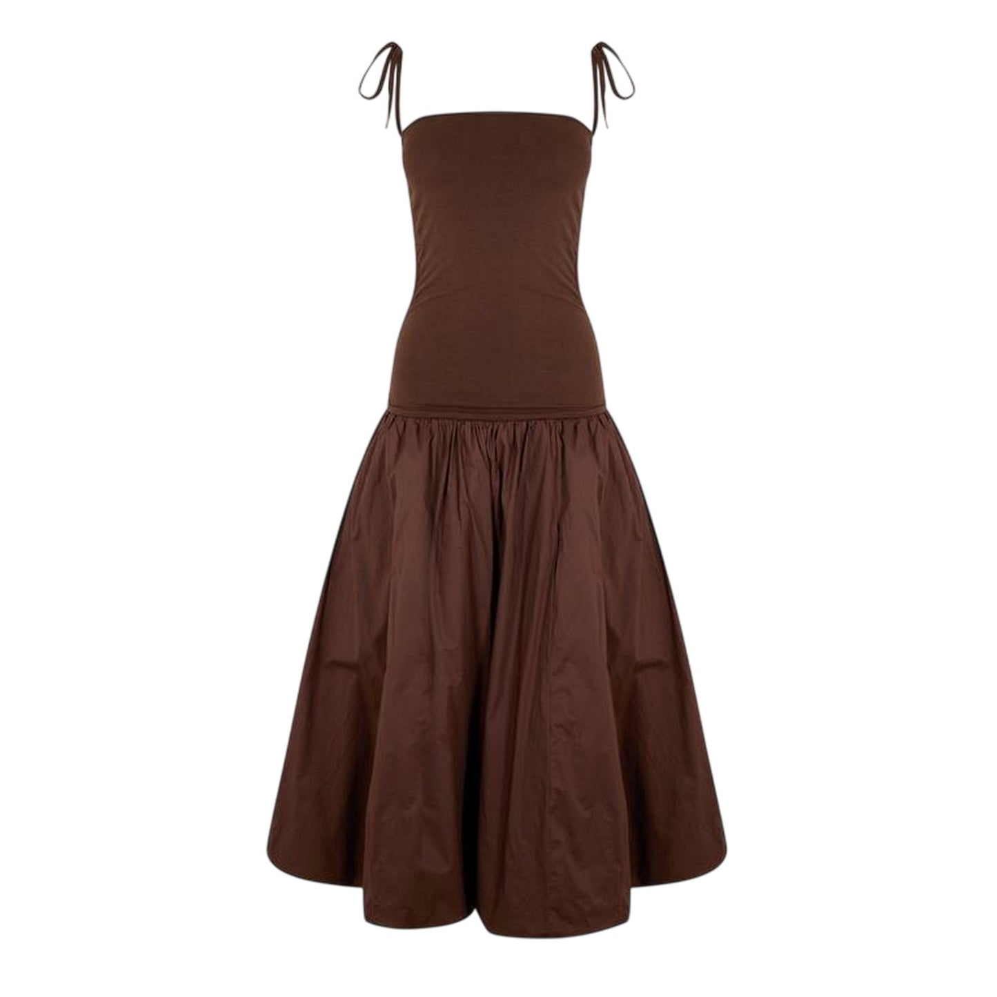 Chocolate - Front - AmyLynn Womens-Ladies Alexa Midi Dress