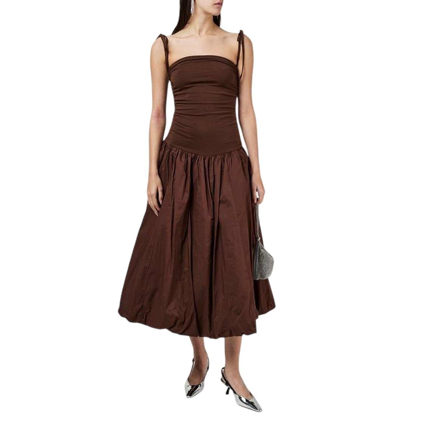 Chocolate - Lifestyle - AmyLynn Womens-Ladies Alexa Midi Dress