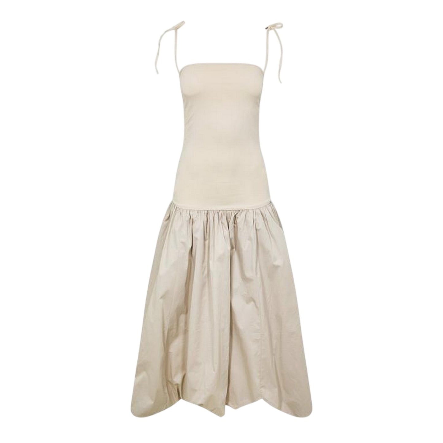Milk - Front - AmyLynn Womens-Ladies Alexa Midi Dress
