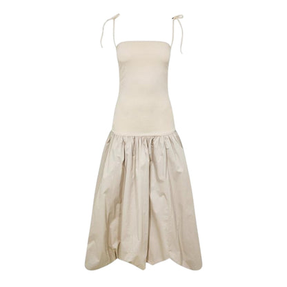 Milk - Front - AmyLynn Womens-Ladies Alexa Midi Dress
