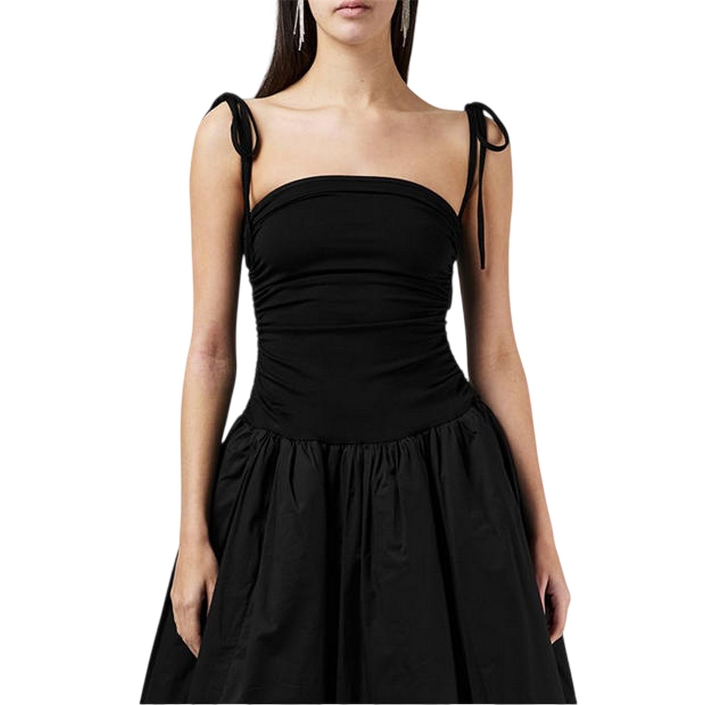 Black - Side - AmyLynn Womens-Ladies Alexa Midi Dress