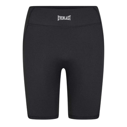 Black - Front - Everlast Womens-Ladies Mesh Cycling Shorts