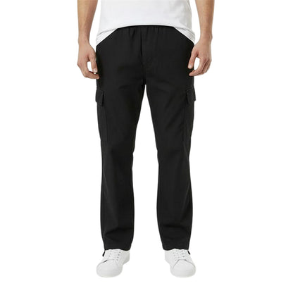 Black - Side - Jack Wills Mens Combat Trousers