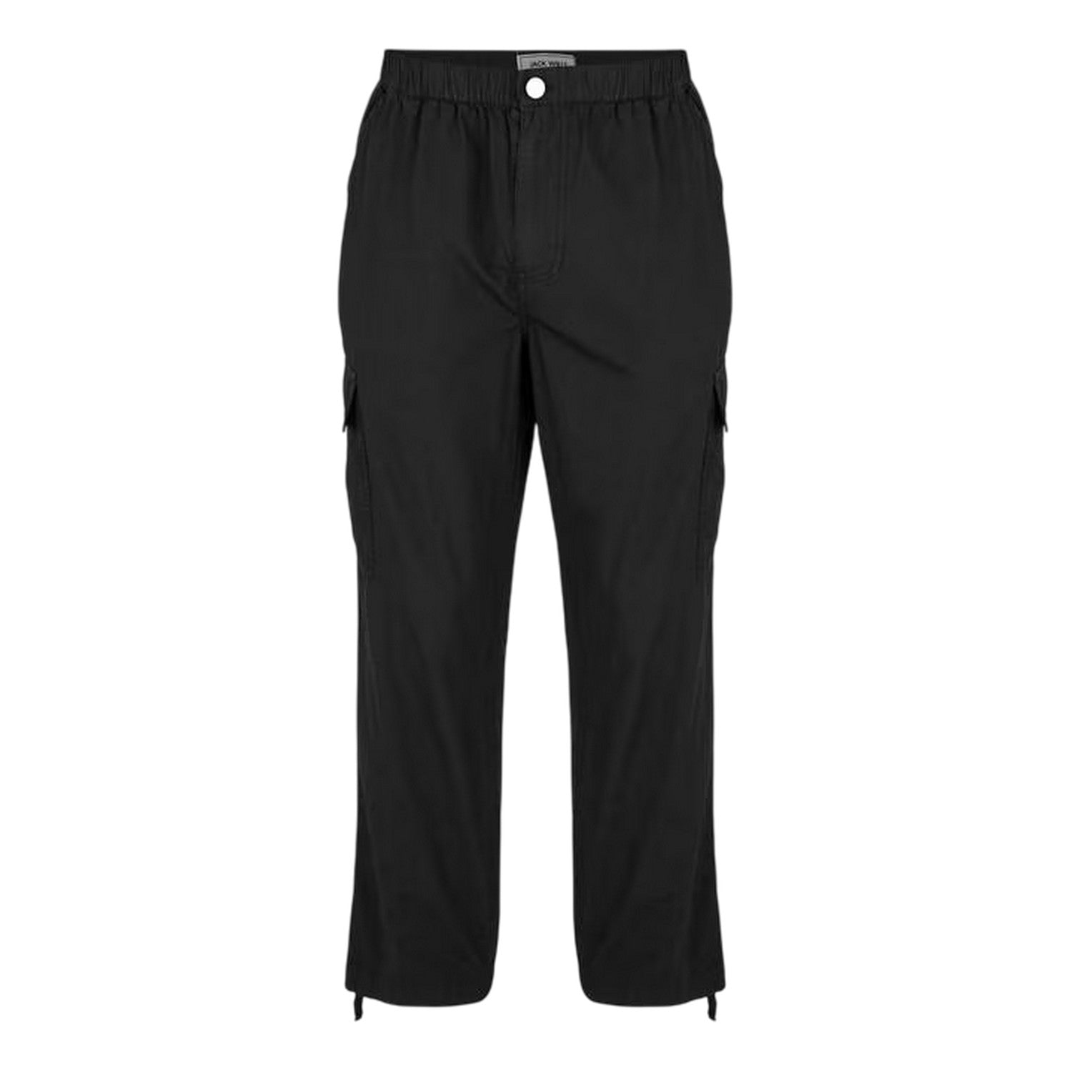 Black - Front - Jack Wills Mens Combat Trousers