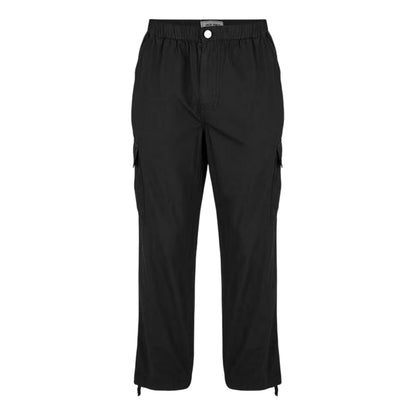 Black - Front - Jack Wills Mens Combat Trousers