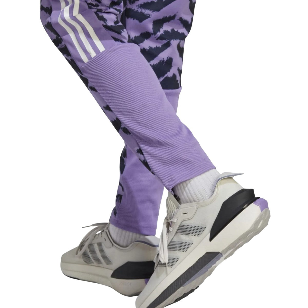 Violet - Side - Adidas Unisex Adult Tiro Suit Up Lifestyle Tracksuit Bottoms