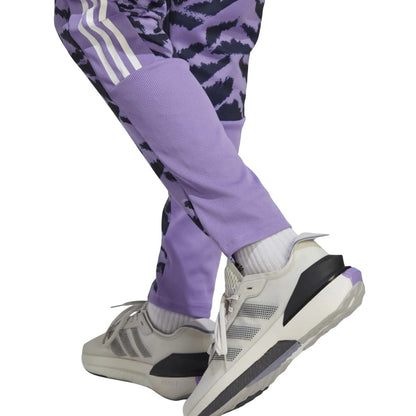 Violet - Side - Adidas Unisex Adult Tiro Suit Up Lifestyle Tracksuit Bottoms