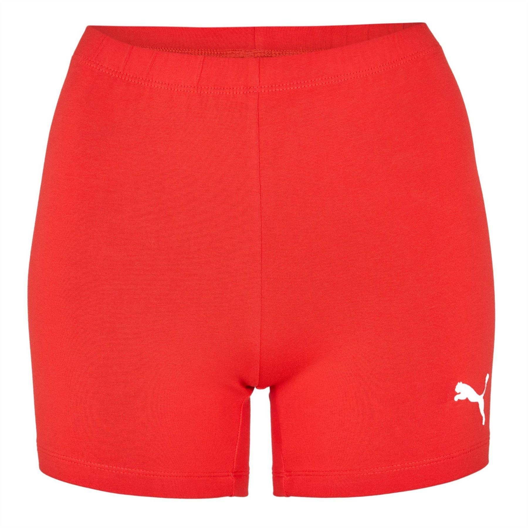 Red - Front - Puma Womens-Ladies Performance Volleyball Shorts