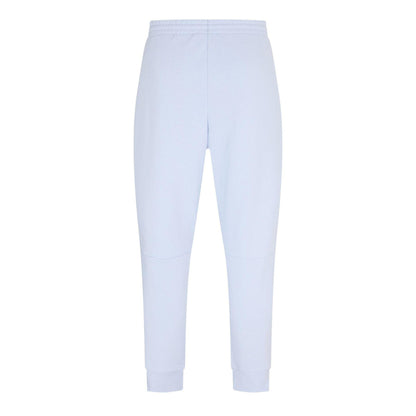 Blue - Back - Lacoste Mens Cotton Plain Tracksuit Bottoms