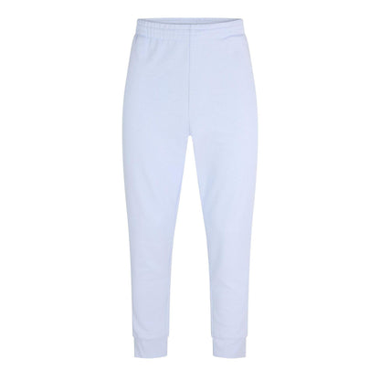 Blue - Front - Lacoste Mens Cotton Plain Tracksuit Bottoms