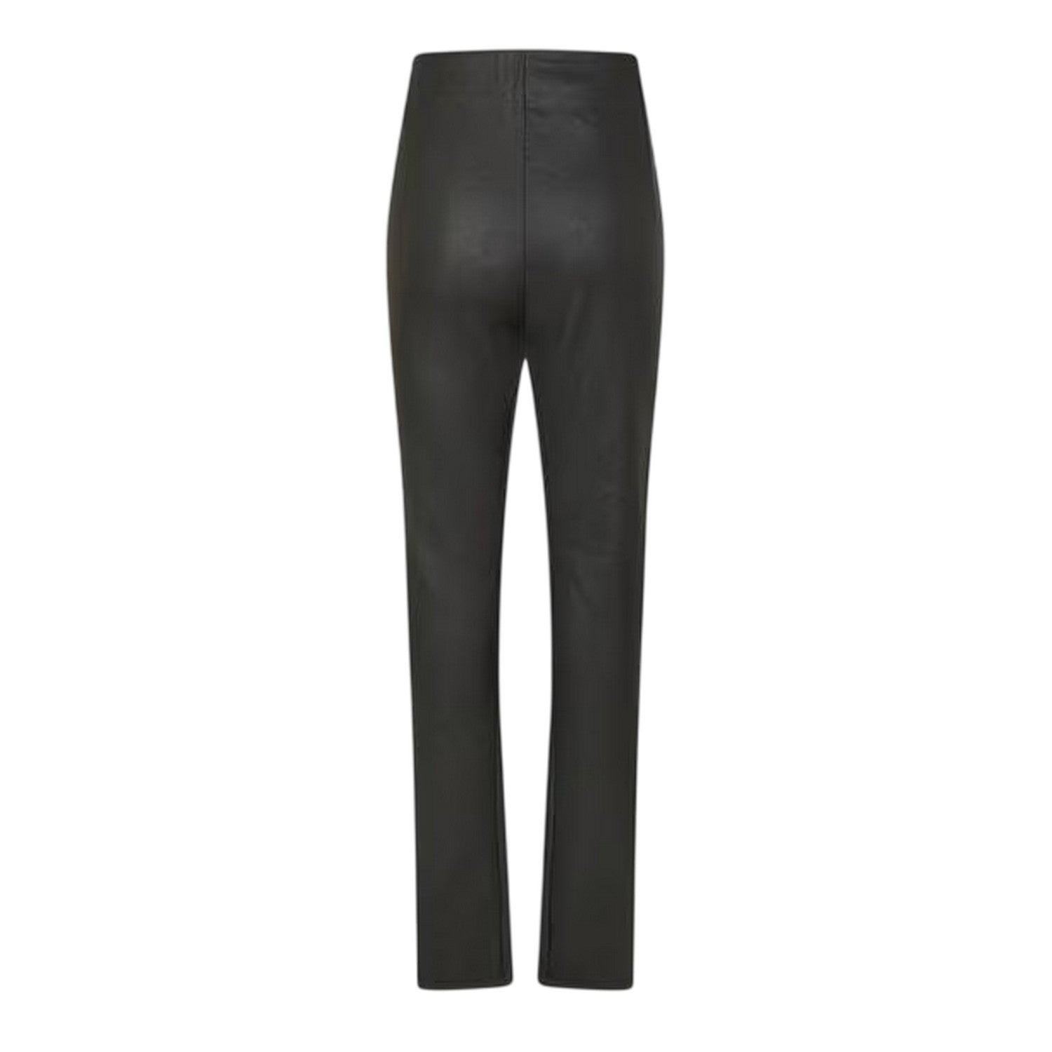 Black - Back - Vila Womens-Ladies Coated Trousers