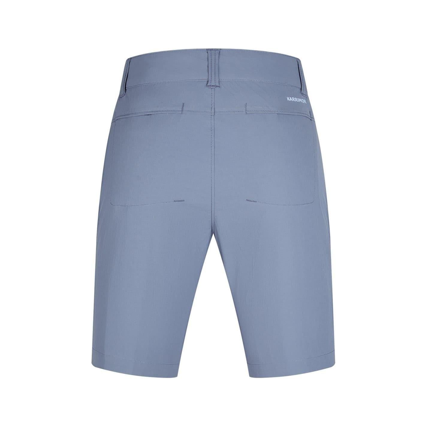 Blue - Back - Karrimor Womens-Ladies Helium Slim Walking Shorts