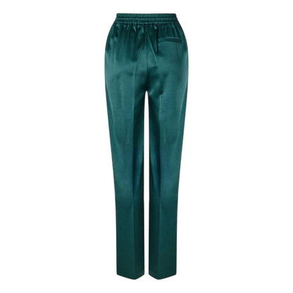 Dark Green - Back - Ted Baker Womens-Ladies Umaibo Satin Joggers