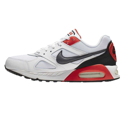 White-Black-Red - Side - Nike Mens Air Max Leather Trainers