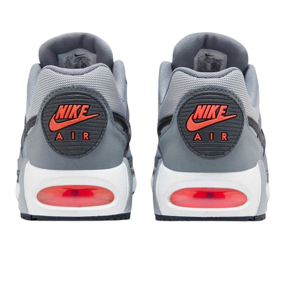 Grey-Black-Red - Back - Nike Mens Air Max Leather Trainers