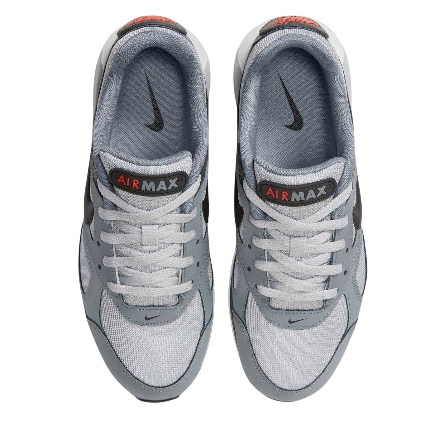 Grey-Black-Red - Lifestyle - Nike Mens Air Max Leather Trainers